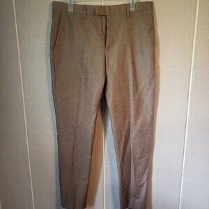 Banana Republic Tapered Leg Men’s Khaki and Cream linen Pants 32 x 30